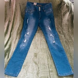 U.W.D Blue Distressed Women Jeans